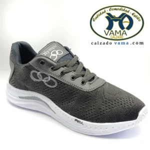 Malla negra suela blanca olympic