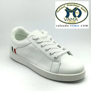 Enzotec blanco banderita plano