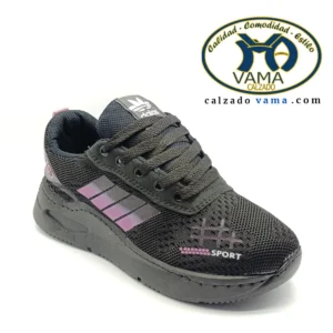 Malla negra/rosado suela negra VAMA sport