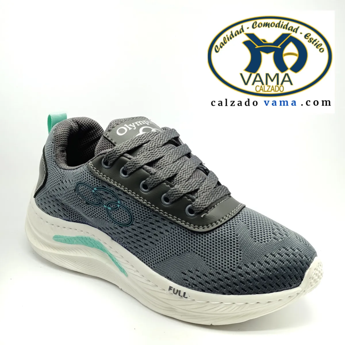 Malla gris/turquesa olympic