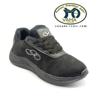 Malla negra suela negra olympic