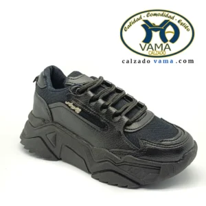 Plataforma negra suela negra tokio