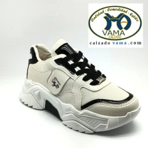 Plataforma crema/negro tokio