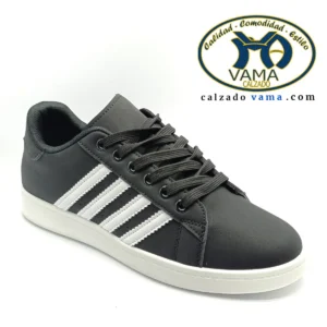 Enzo superstar negro/blanco plano