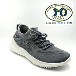 Enzotec clasico gris/blanco media/cordon